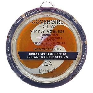 Covergirl And Olay Simply Ageless Foundation 265, Tawny - 0.40 Oz